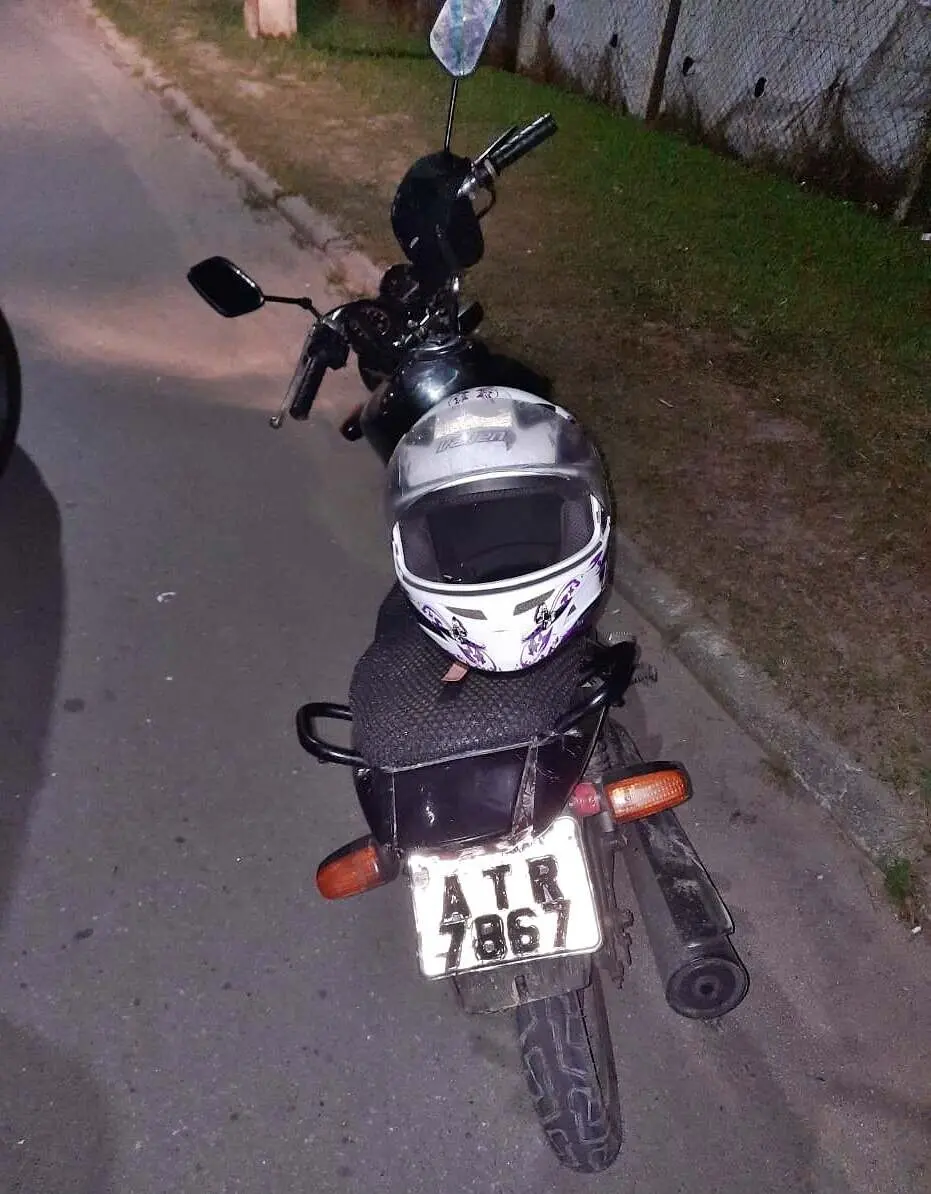 Moto tinha sido furtada na sexta-feira
