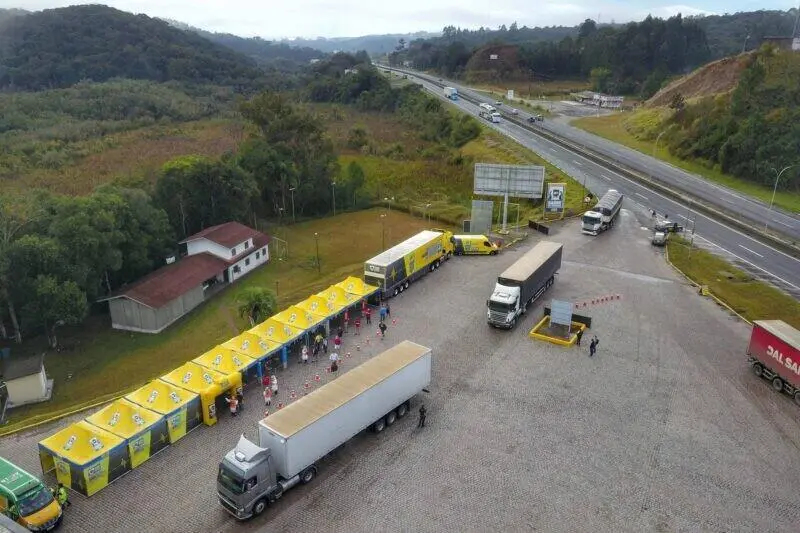 caminhoneiros vacinação