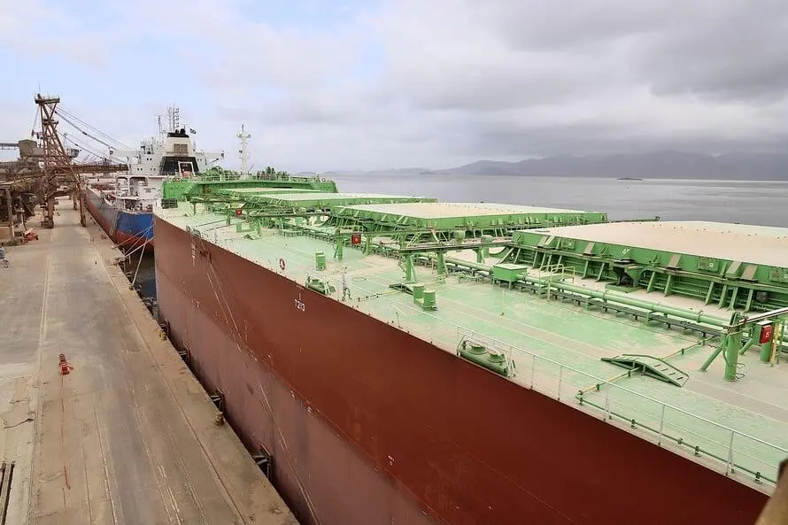 NAVIO GRANELEIRO RECORDE