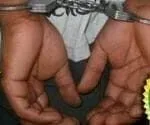 preso, algemado, policia