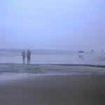 praia, chuva, tempo