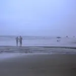 praia, chuva, tempo