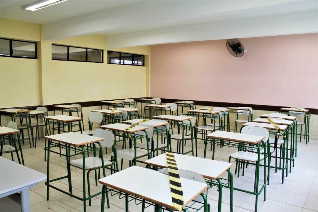 sala de aula, pandemia, educação, escola, pandemia, salas