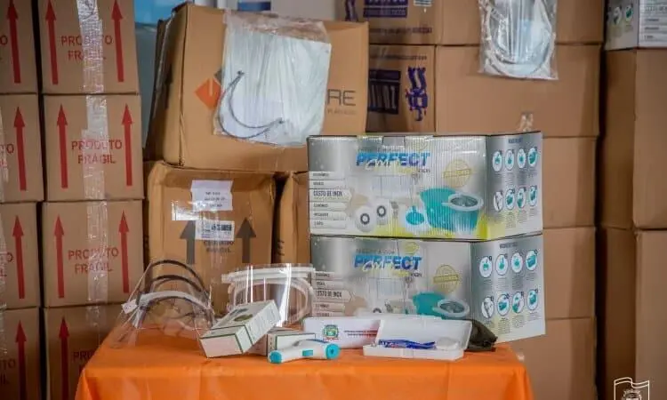 Pefeitura kits hgigiene