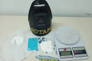 Apreensão de drogas pela Rotam em Paranaguá