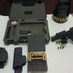 Apreensão de pistola em Paranaguá