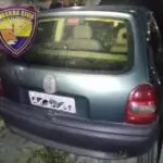 Carro apreendido pela GCM em Paranaguá