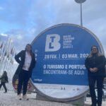 Secretárias de Comunicação, Camila Roque, e de Cultura e Turismo, Maria Plahtyn integraram comitiva de Paranaguá em Bolsa de Turismo de Lisboa, em Portugal. Foto: Divulgação