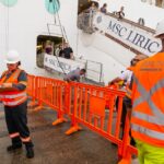 A Rocha é responsável pela operação na faixa portuária para o abastecimento de suprimentos e descarga de resíduos dos navios de cruzeiro. Foto: Divulgação