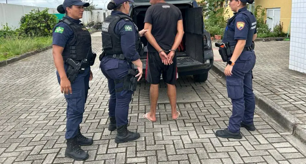 Homem preso pela Maria da Penha