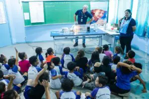projeto 'Você no Saneamento' leva educação sobre água e saneamento às escolas de Paranaguá