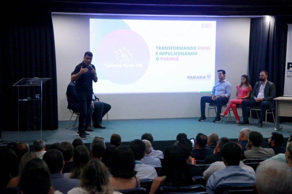 O Talento Tech foi apresentado durante evento realizado no início do mês, em Curitiba. Foto: Alex Adam/SEPL