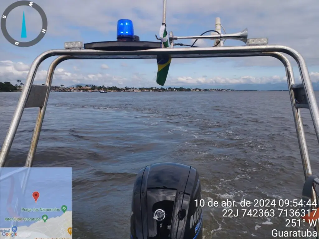 Pesca apreensão de rede