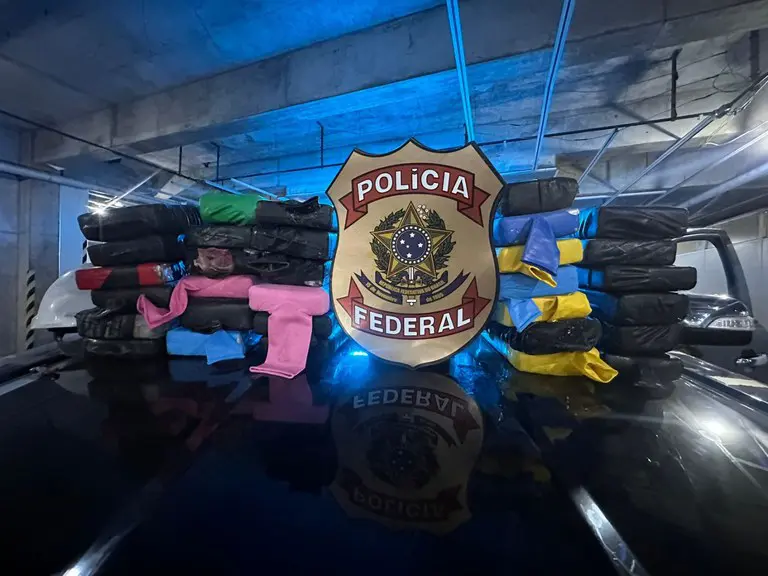 Drogas em Contêiner PF prisão