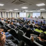 Na semana passada, a Portos do Paraná reuniu a comunidade portuária no Palácio Taguaré para apresentar as premissas do plano e as etapas do processo. Foto: Cláudio Neves/Portos do Paraná