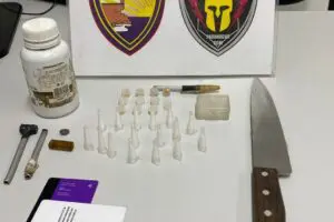GCM Mulher presa por tráfico de drogas na madrugada