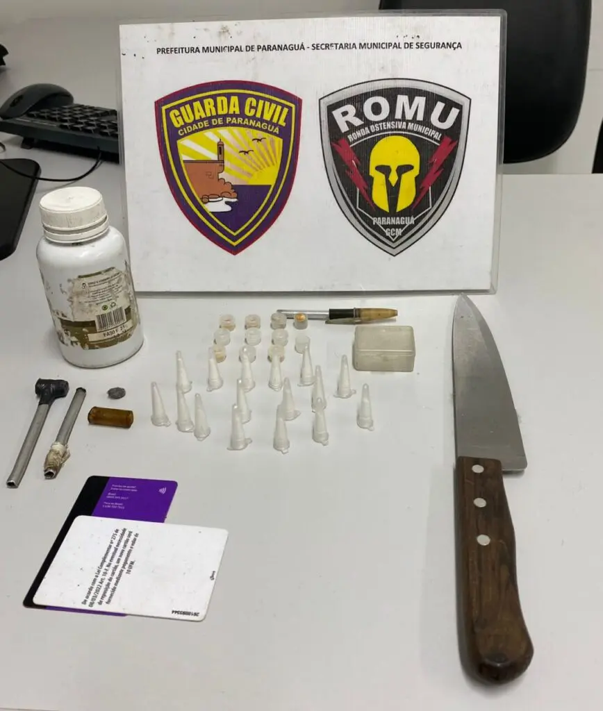 GCM Mulher presa por tráfico de drogas na madrugada