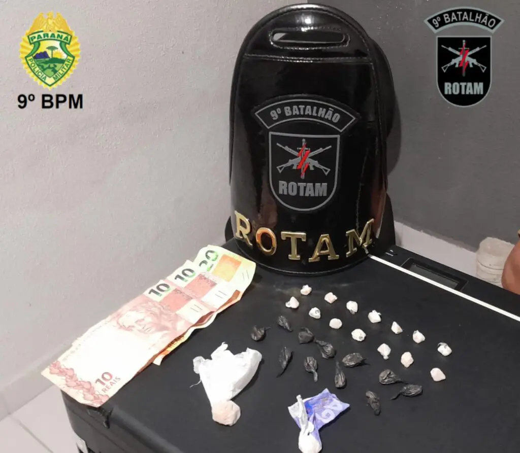Rotam apreensão drogas em Antonina