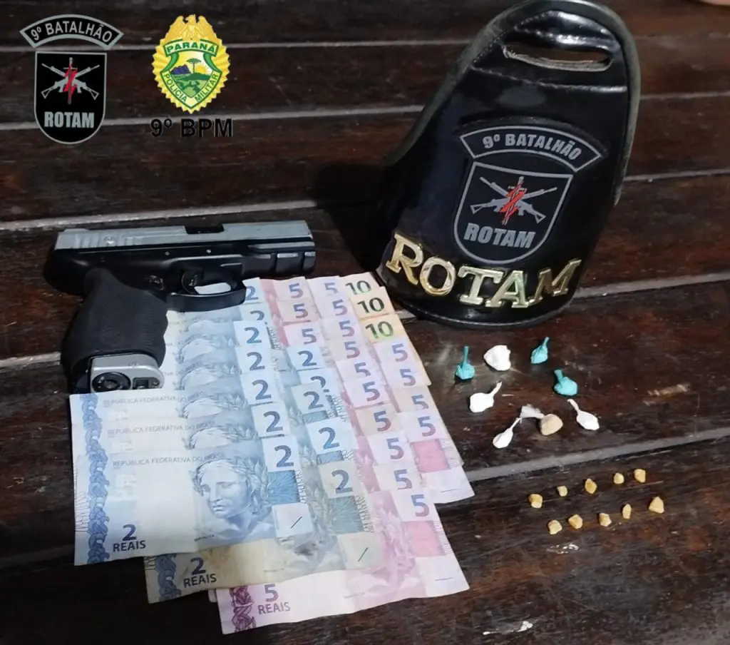 Apreensao-replica-de-pistola-e-drogas-em-Antonina