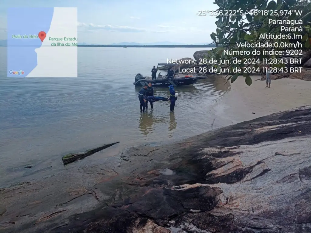 Atendimento resgate Ilha do Mel 2