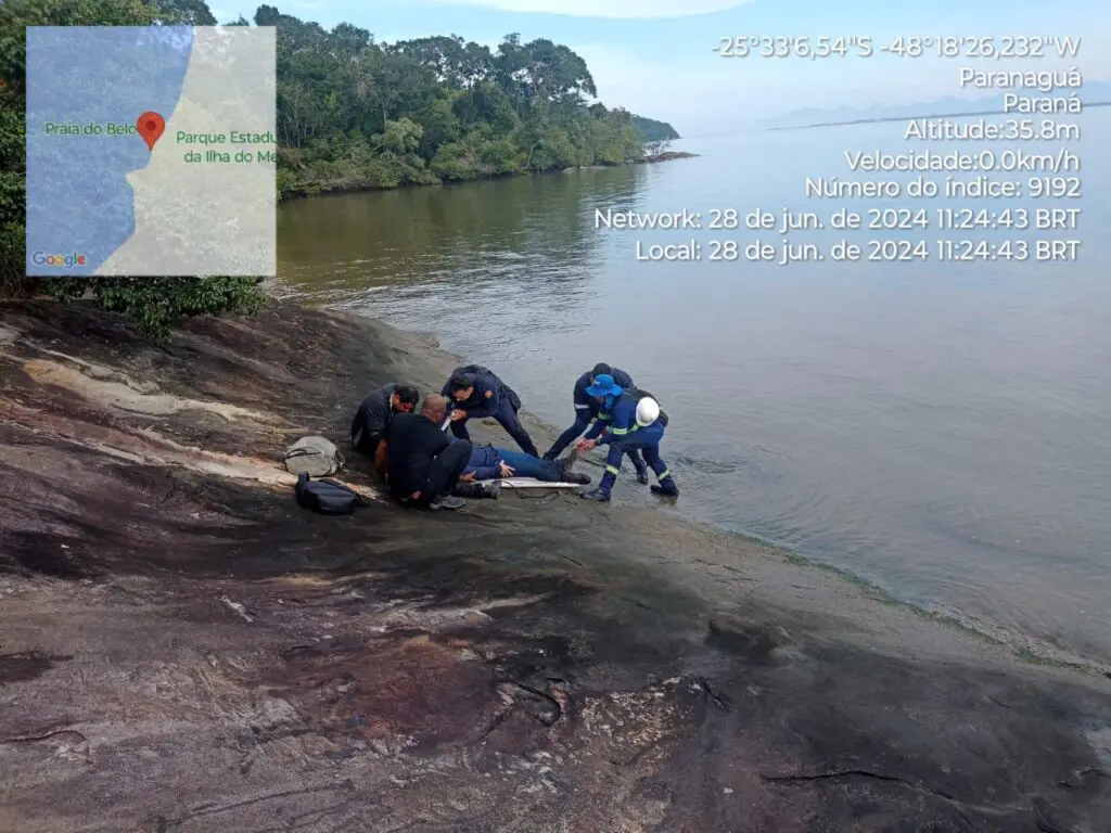 Atendimento resgate Ilha do Mel 4