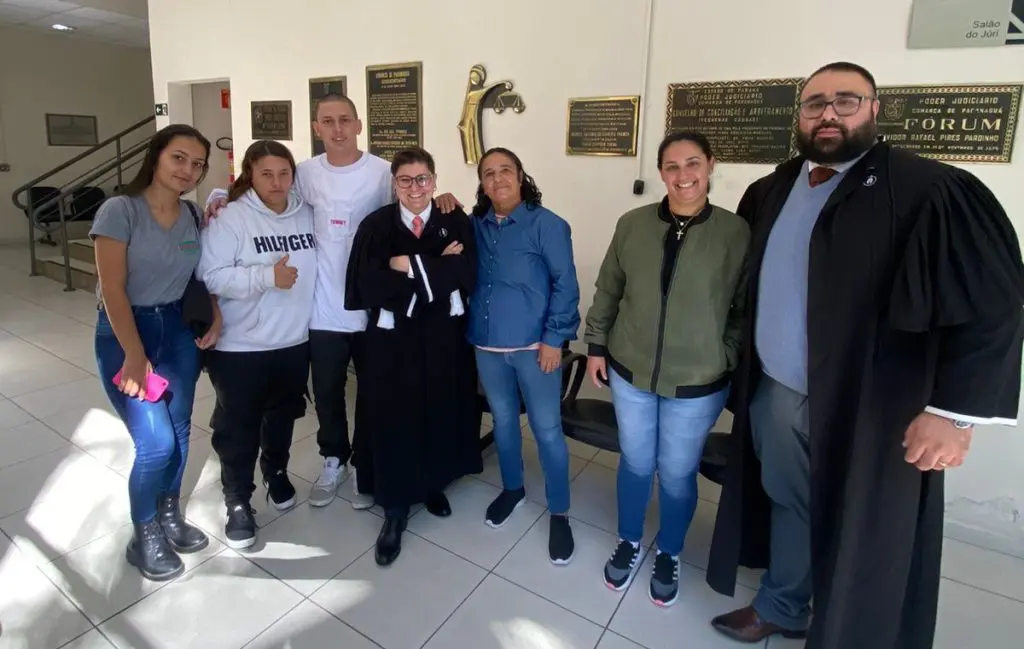 Após 463 dias preso, o jovem reencontrou a família. Foto: Arquivo pessoal