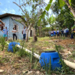 Um exemplo dos projetos de Educação Ambiental é o de saneamento básico na comunidade de Eufrasina, que se tornou um convênio entre a Portos do Paraná e a Universidade Federal do Paraná. Foto: Claudio Neves/Portos do Paraná