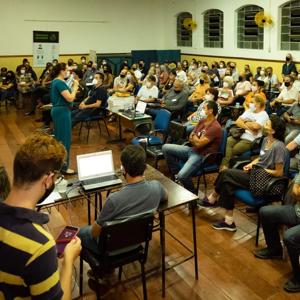 Durante o processo de revisão, foram realizadas cinco oficinas com a população e quatro audiências públicas (em março, julho e outubro de 2022, e a última em maio de 2023), garantindo que a comunidade tivesse voz no futuro do Município. Foto: Prefeitura de Morretes