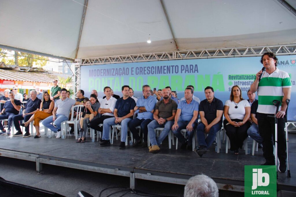 Orla de Pontal do Paraná será modernizada; pacote de investimentos para a cidade anunciado pelo Estado ultrapassa R$ 96 milhões