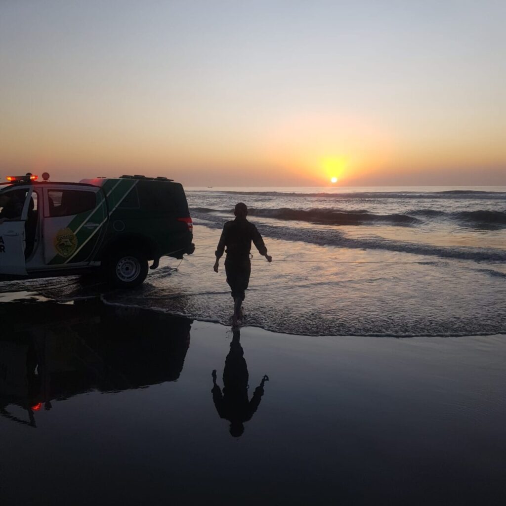 Polícia Ambiental Apreensão Rede de Pesca 1