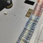 Droga apreendida pela Romu em Paranaguá