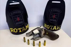 Apreensão de arma de fogo em Paranaguá