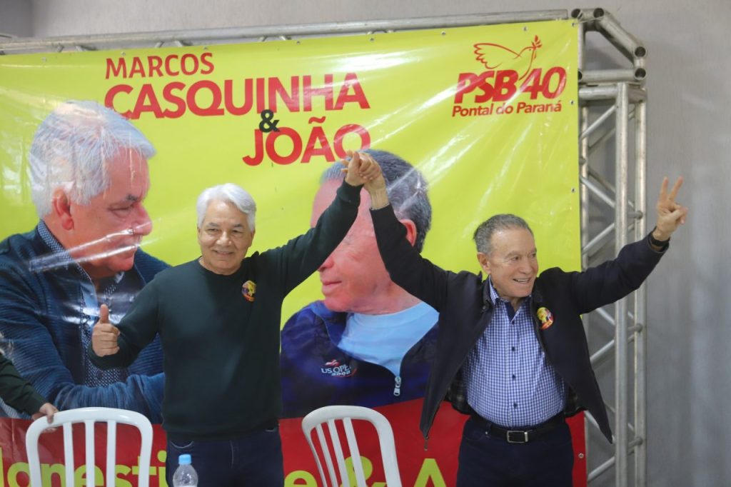 “Por uma Pontal mais humana” escolhe ex-prefeito de Pontal Marcos Fioravante, o Casquinha, e o empresário João Carlos Ribeiro, ambos filiados ao PSB, como candidatos a prefeito e vice. Foto: Divulgação