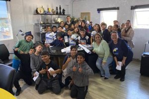 A Escola Municipal Professor Ernesto, no balneário Carmery, em Pontal do Paraná, está entre as maiores pontuações do Litoral, com 7,2. Foto: Prefeitura de Pontal do Paraná