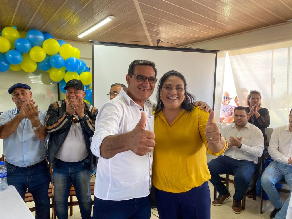 Lilian e Joel são confirmados como candidatos à reeleição pela coligação Avante Guaraqueçaba. Foto: Divulgação