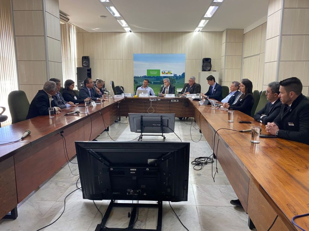 Encontro ocorreu em Brasília e reuniu autoridades nacionais em mesa que discutiu crescimento acima do esperado dos dois portos paranaenses (Foto: Divulgação/Portos do Paraná)