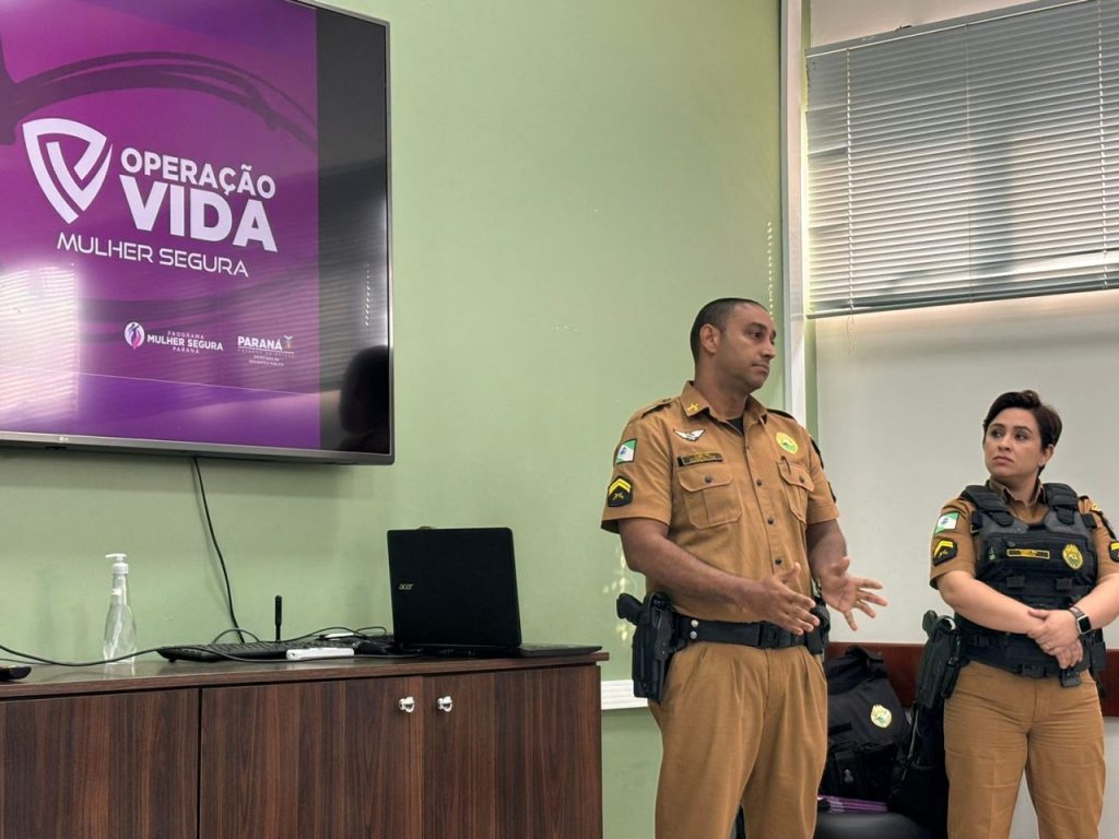 Patrulha Maria da Penha PM Palestra Empresa Paranaguá 4