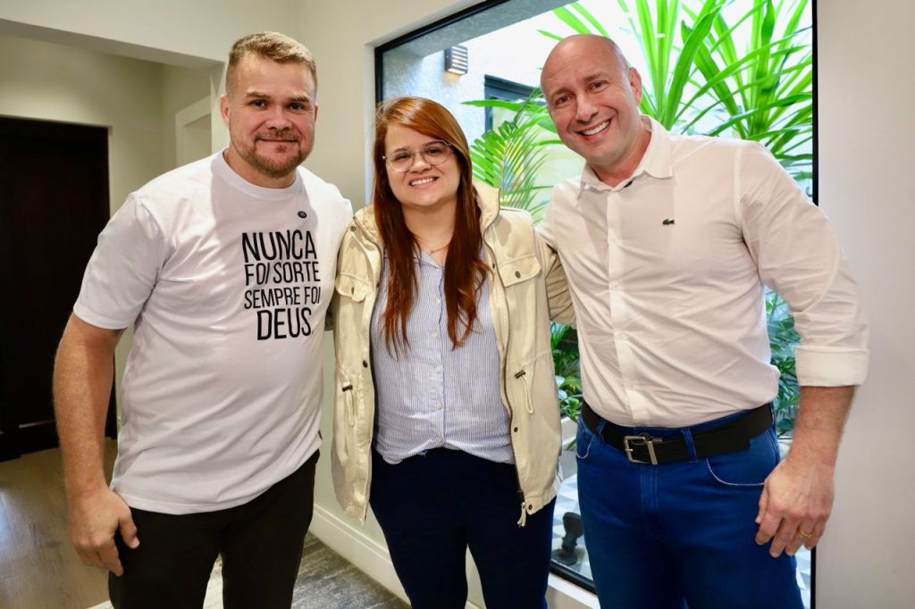 Marcelo Roque, Camila Roque e André Pioli