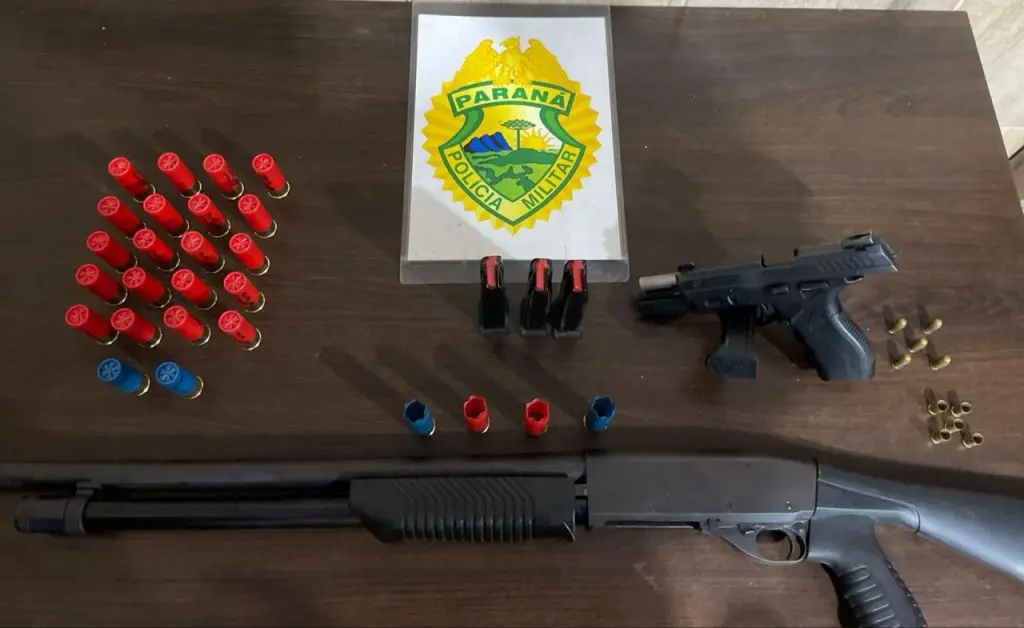 Apreensão de armas de munições