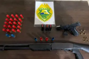 Apreensão de armas de munições