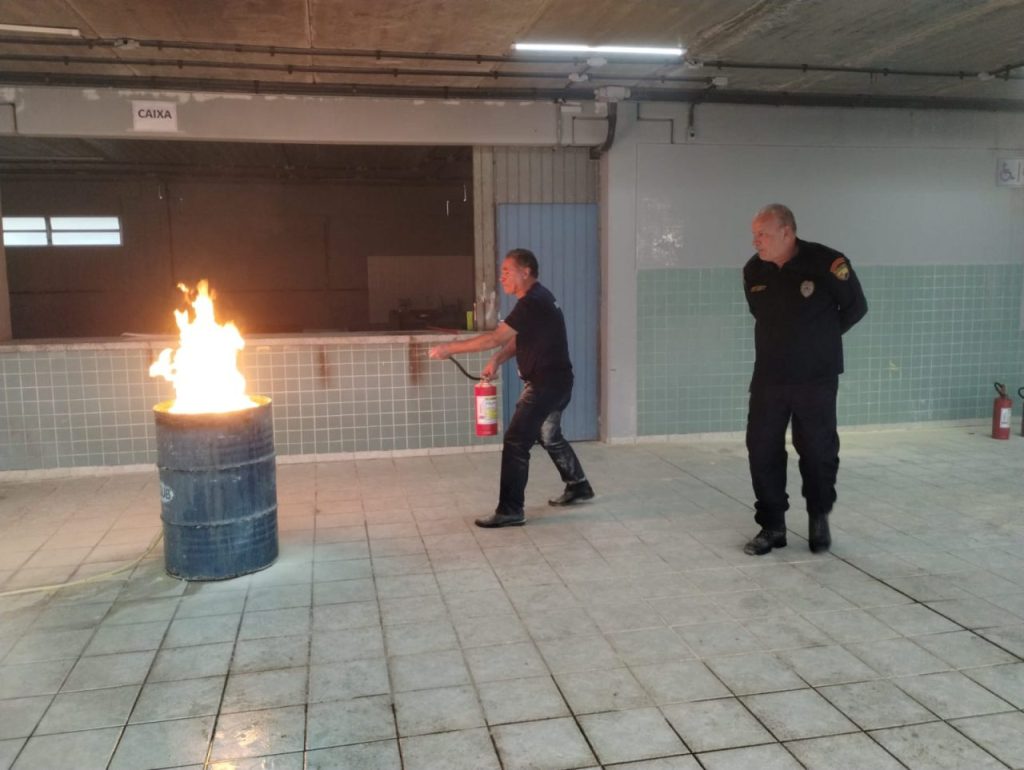 Capacitação combate a incêndio