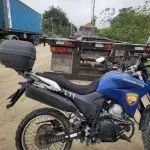 Carreta apreendia pela GCM em Paranaguá