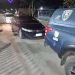 Carro recuperado pela GCM em Paranaguá
