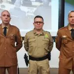 Formação curso – Presença do Comandante do 9º BPM