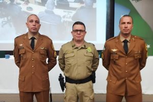 Formação curso – Presença do Comandante do 9º BPM