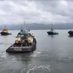 Homenagem a comandante de rebocador que morreu ao cair no mar