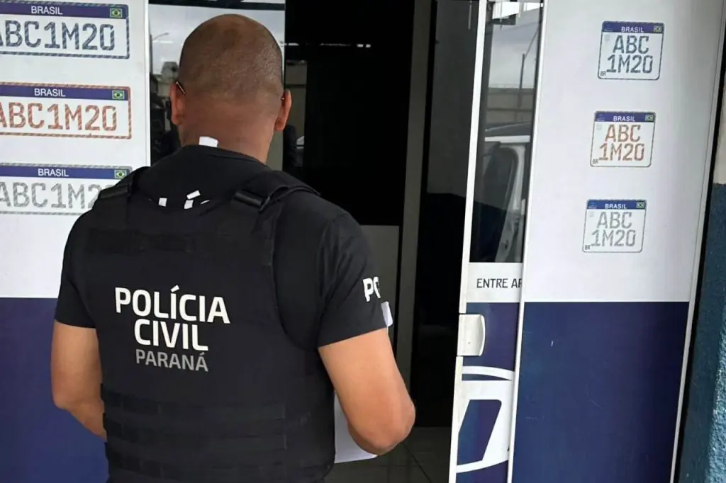 Operação Polícia Civil e Detran, placas de veículo 1