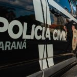 Viatura da Polícia Civil – Prisão em Guaratuba