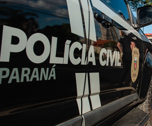 Viatura da Polícia Civil – Prisão em Guaratuba