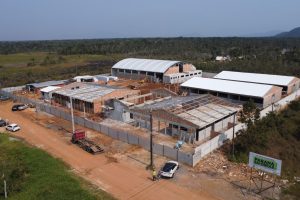 Novo prédio da Escola Estadual Deputado Aníbal Khury em Guaratuba tem 65% das obras executadas. Foto: Alessandro Vieira/Casa Civil